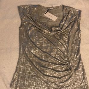 Brand new  polyester 95% and spandex is 5%.